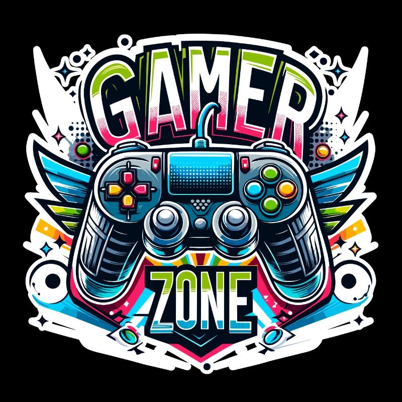 Gamer Zone - Controller Illustration