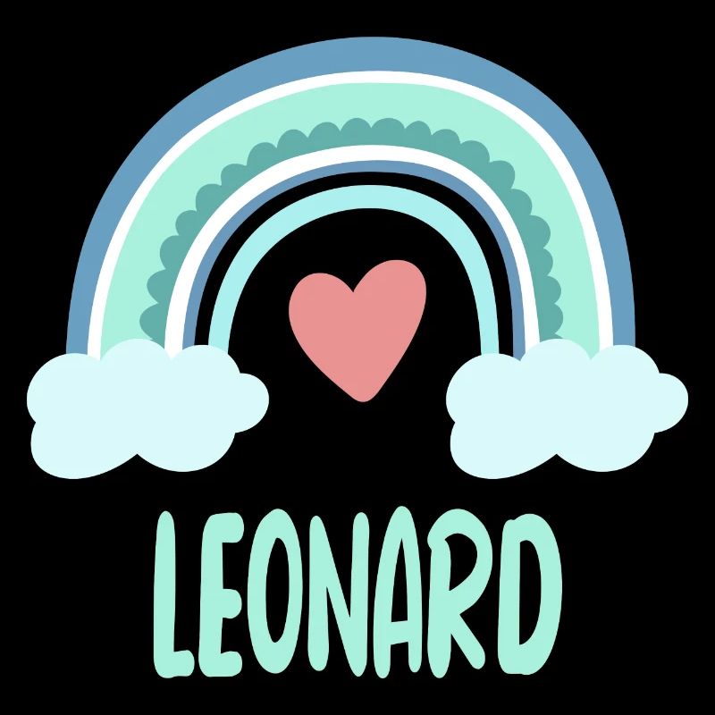 Leonard Name Regenbogen Baby