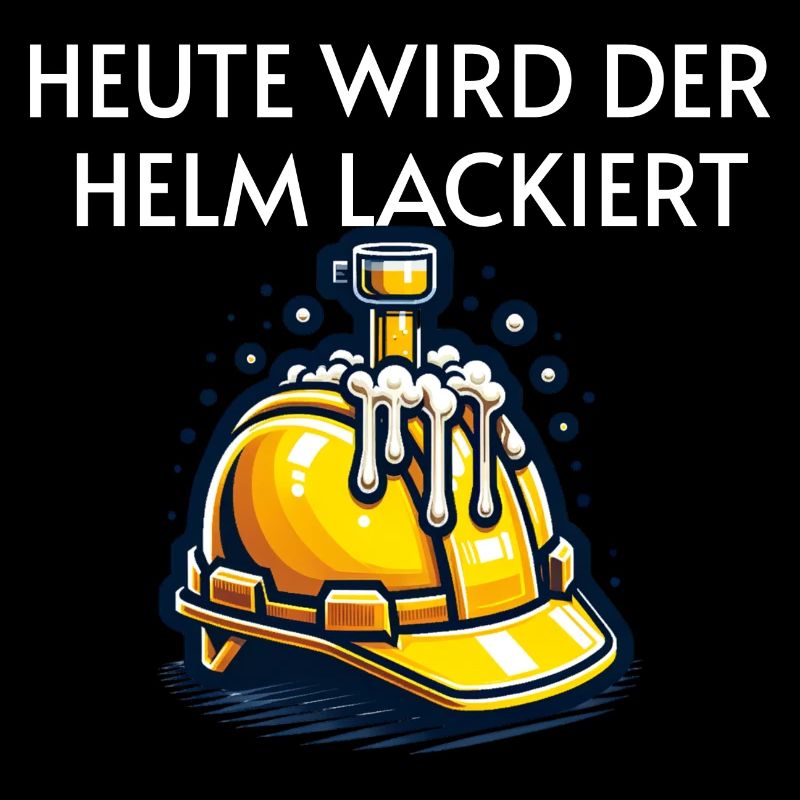 Bier - Heute wird der Helm lackiert Trinkspruch