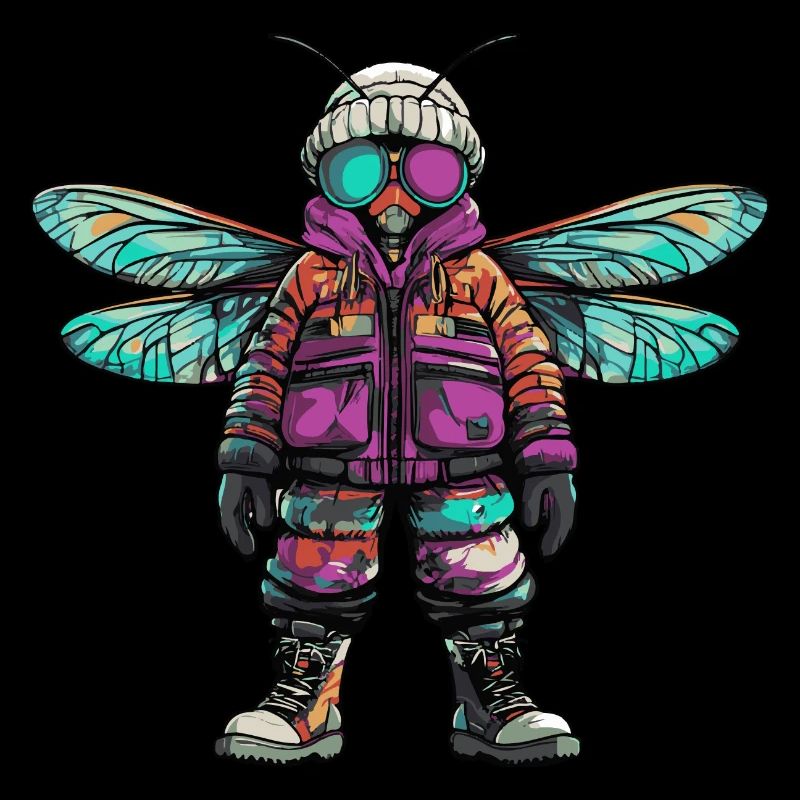 Libellule Mode Hiver
