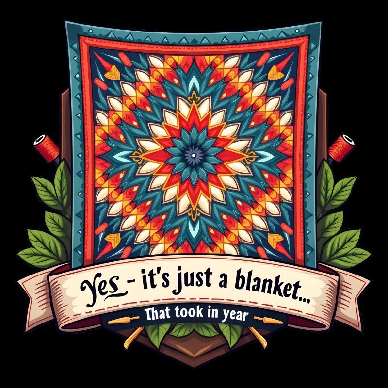 Quilting Sewing - Self-Sewn Blanket