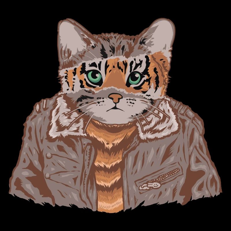 Visage de chat sur les humains