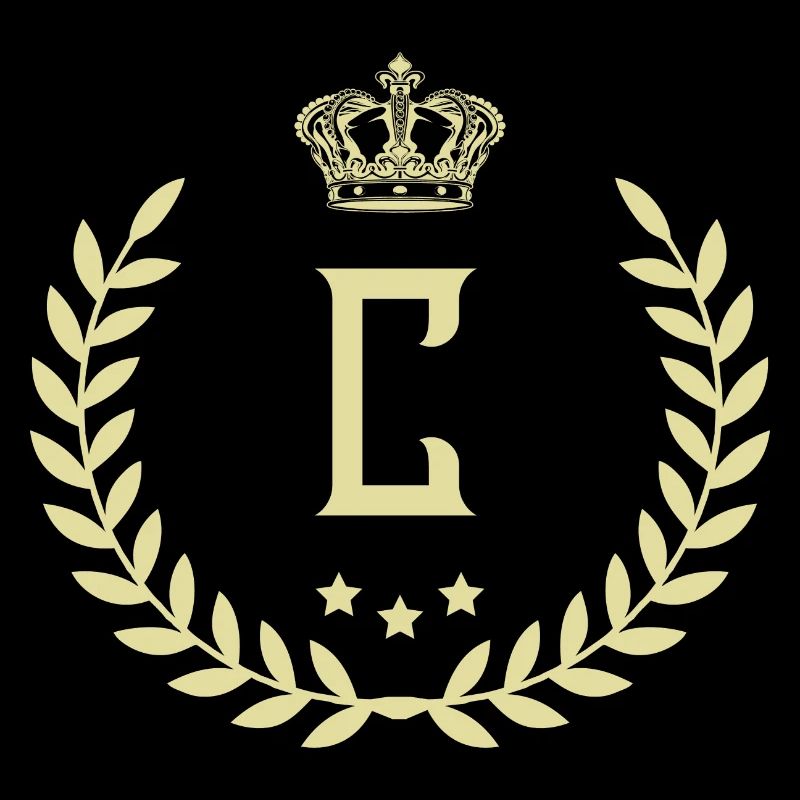 C Letter Wreath