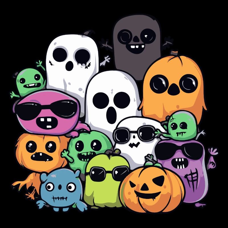 Halloween Party Figures Cool