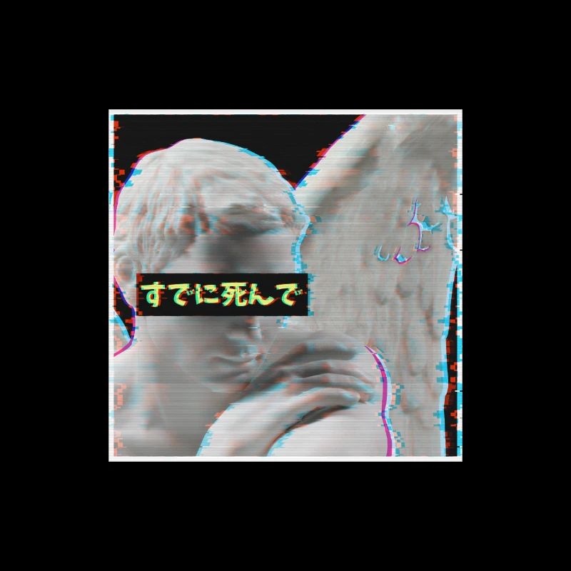Cadeau de statue de mode esthétique Vaporwave