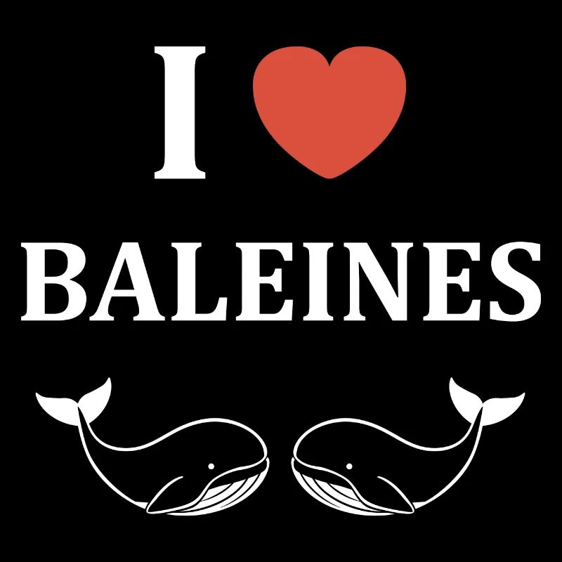 Baleines bleu Amour baleine