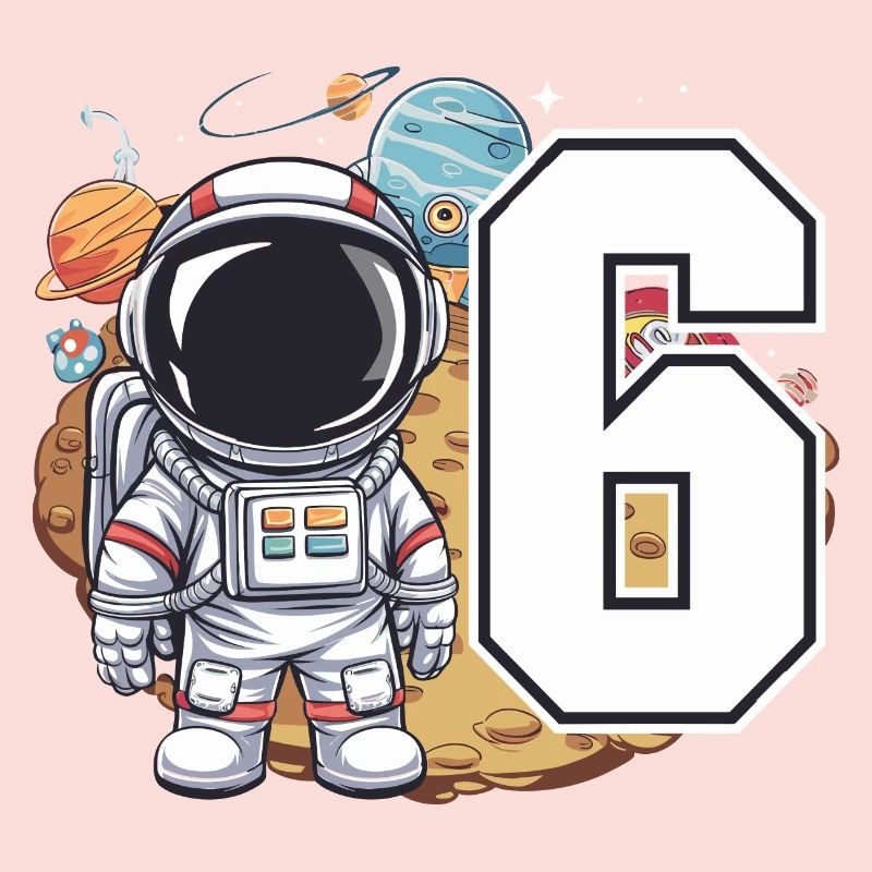 6e anniversaire astronaute aventure spatiale pour les garçons