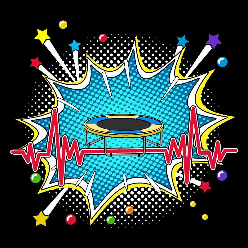 Bitcoin Pop Art Comic Retro Herzschlag