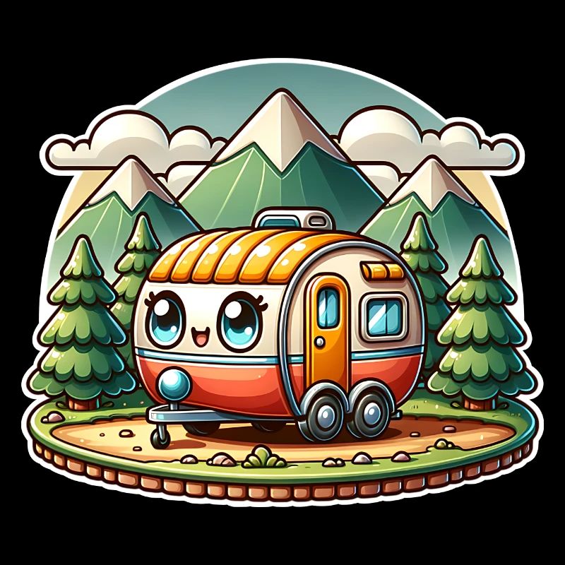 Camping Camper Wohnwagen Kinder