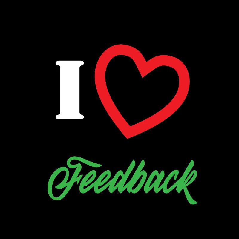 Funny Feedback Tshirt Designs Ich liebe Feedback