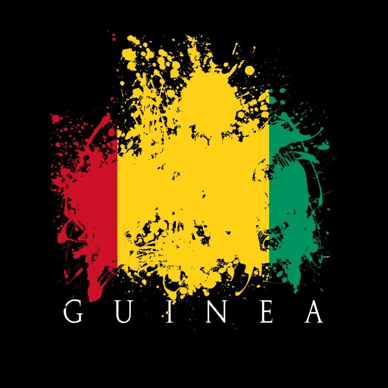 Guinée Afrique Conakry Drapeau Drapeau Drapeau Voyage Cadeau