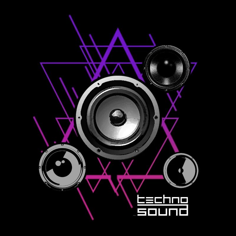 Techno House Electro Sound Speaker Gift