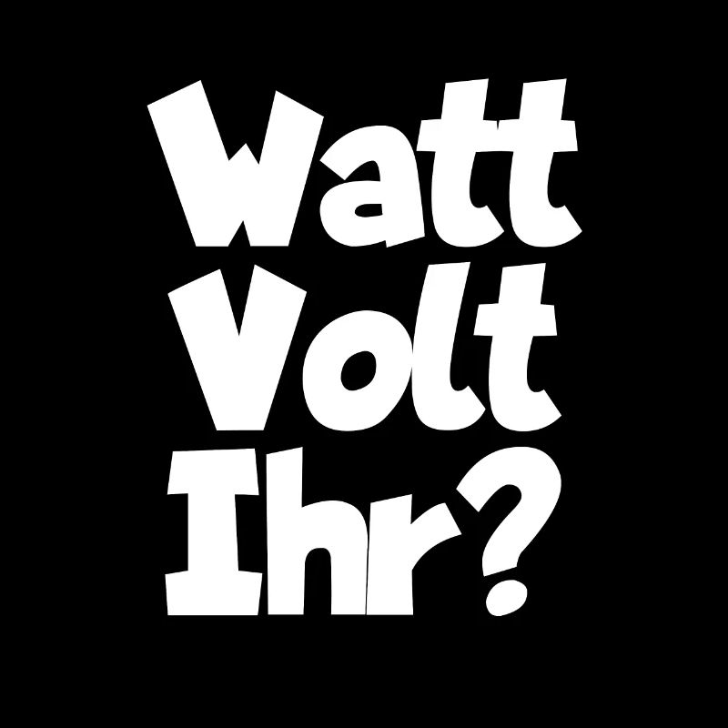 Elektriker Watt Volt Strom