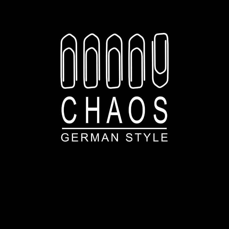 Chaos German Style Funny Joke Germany