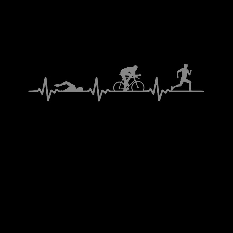 Athlète de marathon de triathlon