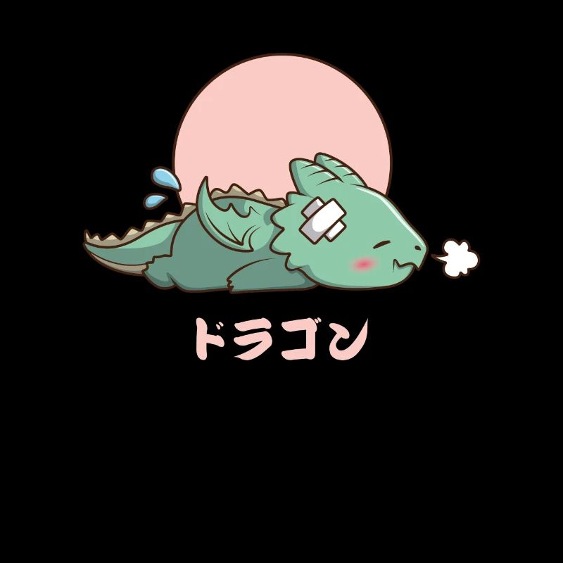 Kawaii Sleeping Dragon