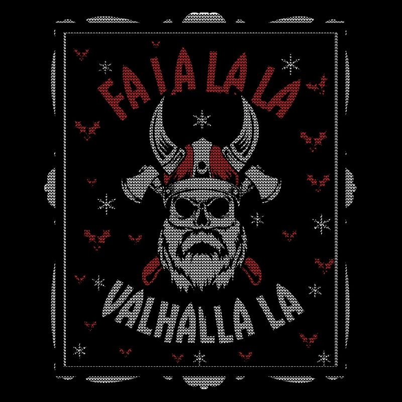 Fa La La Valhalla Vikings Ugly Christmas
