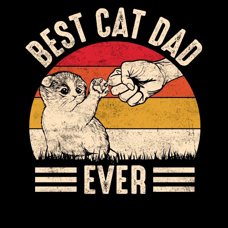 Bester Katzen Papa der Welt | Katze Papa Geschenk