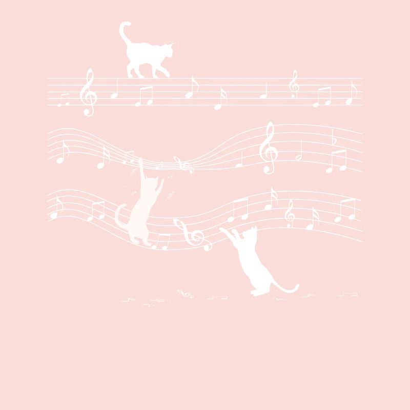 Notes musicales Chat léché