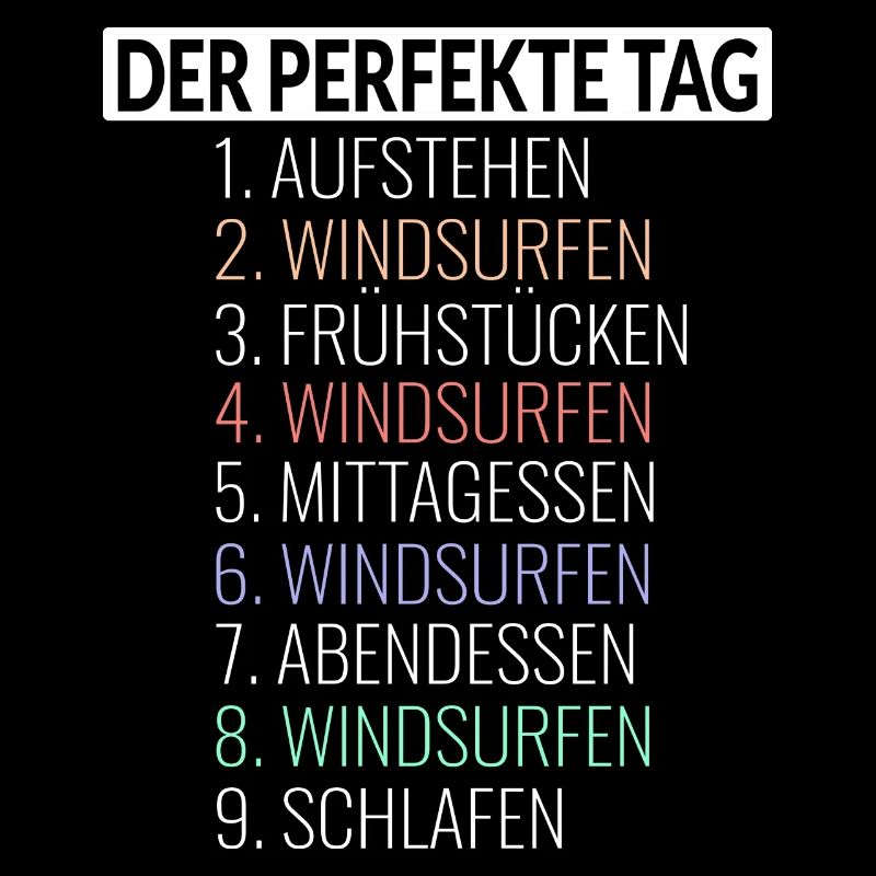 Windsurfen Tagesablauf
