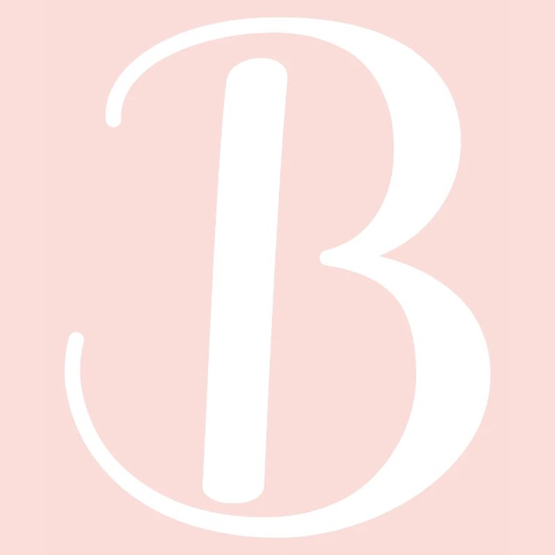 Calligraphie, initiale B