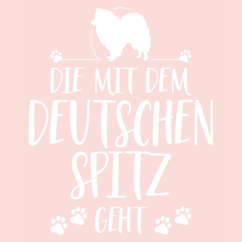 DIE MIT DEUTSCHEN SPITZ GEHT Hundespruch Wilsigns