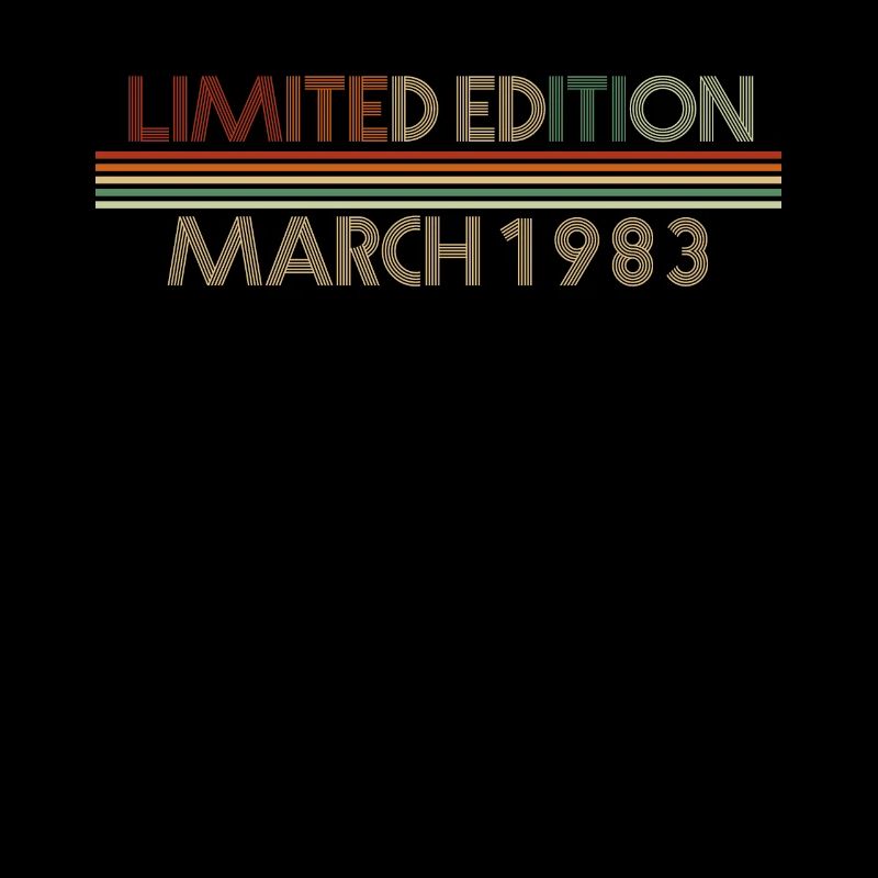 39th birthday March born 1983 Gift idea