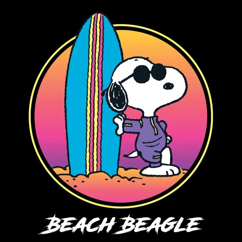 Peanuts Snoopy Beach Beagle