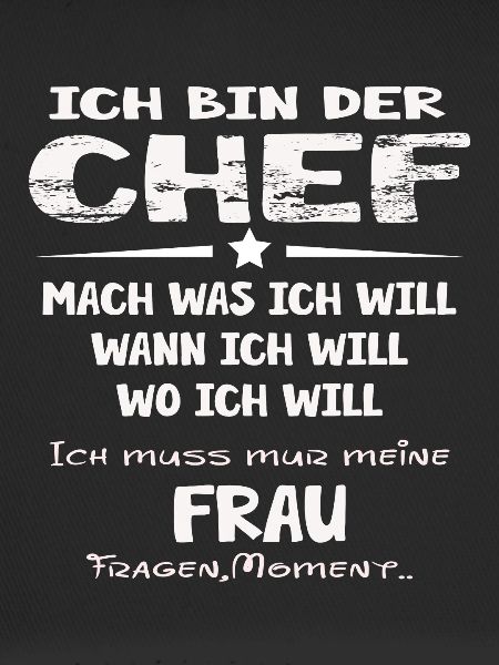 ich bin der chef