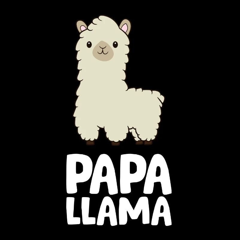 Daddy Llama Men Boys Llama Gift Papa Llama