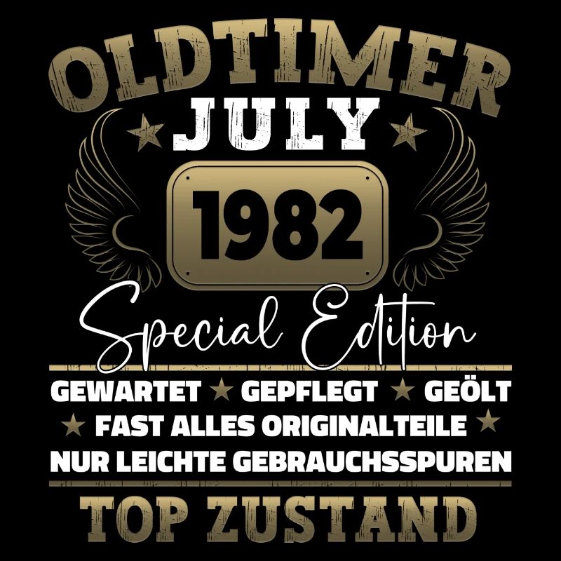 Oldtimer Juli 1982 40. Geburtstag Geschenk Herren