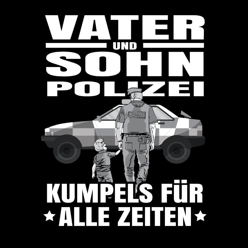 Polizei Papa Sohn Partnerlook
