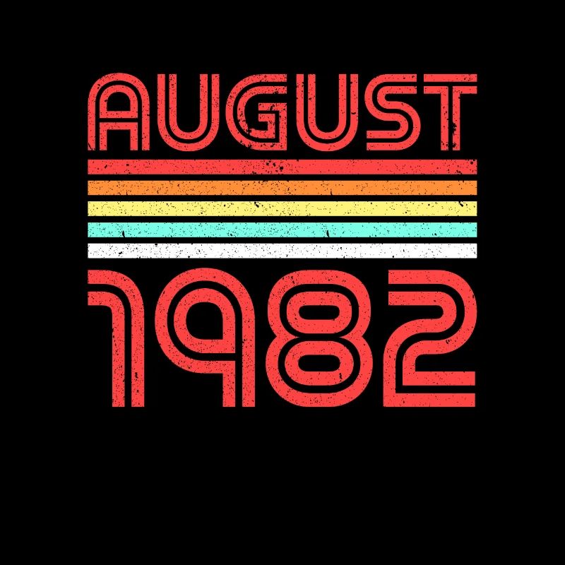 40th birthday August born 1982 Gift idea