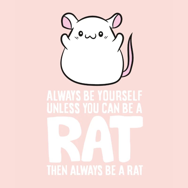 Sei immer du selbst, außer du kannst eine Ratte