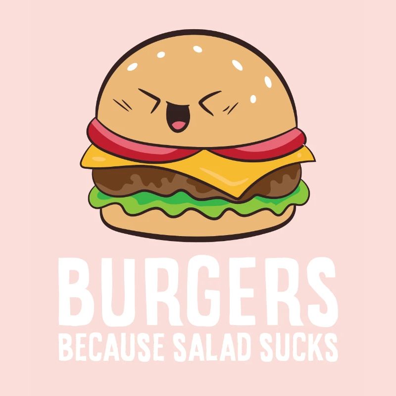 Burger parce que la merde de salade est drôle Hamburger