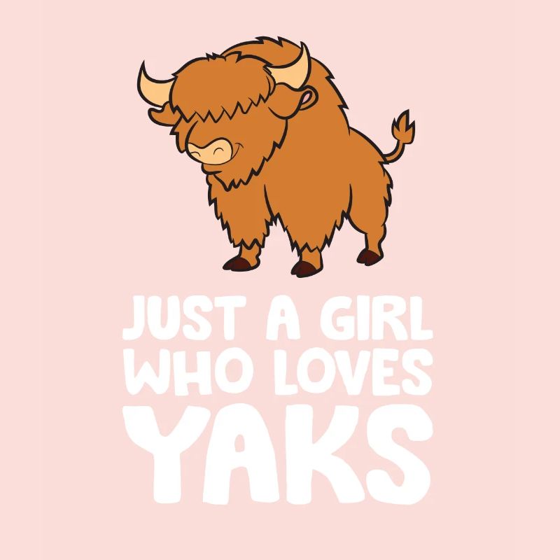 Nur ein Mädchen, das Yaks liebt