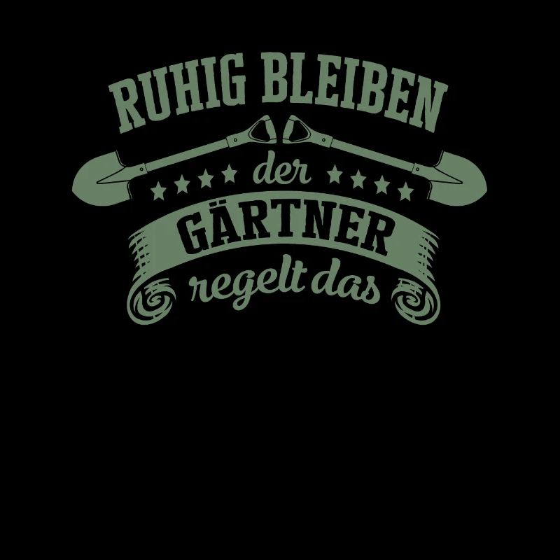 Ruhig bleiben der Gärtner regelt das