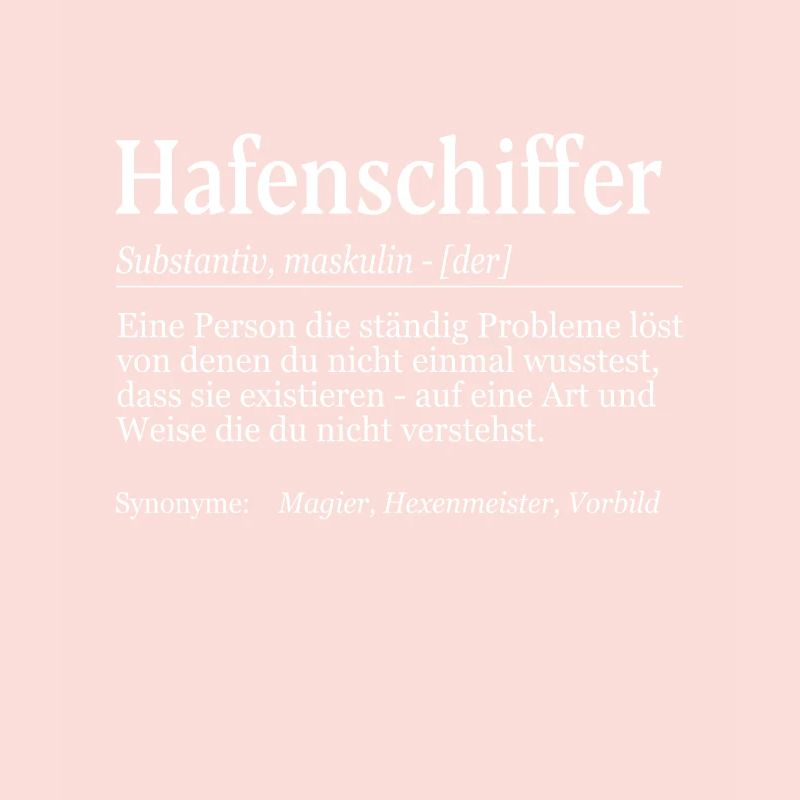 Hafenschiffer Definition