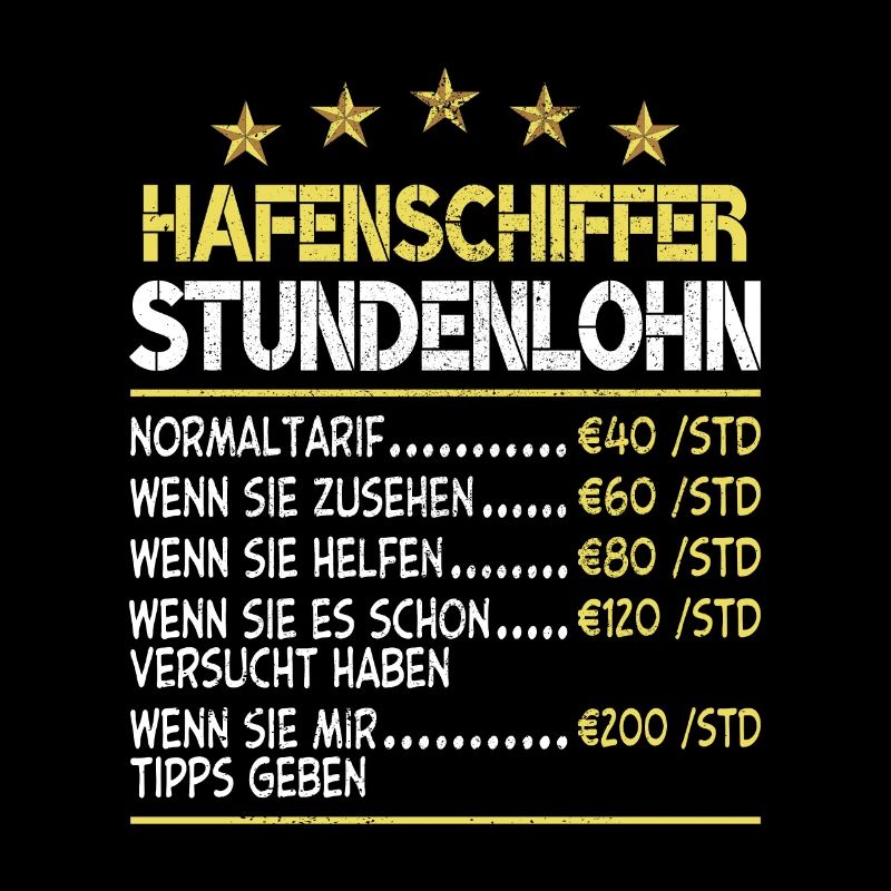Stundenlohn Hafenschiffer