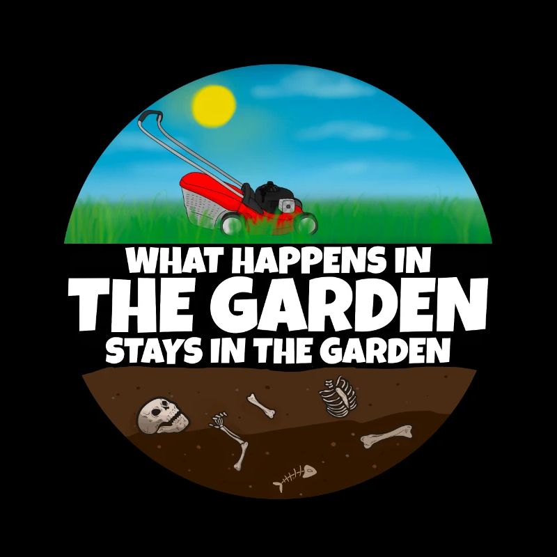 Garten Gärtner Spruch Rasenmäher