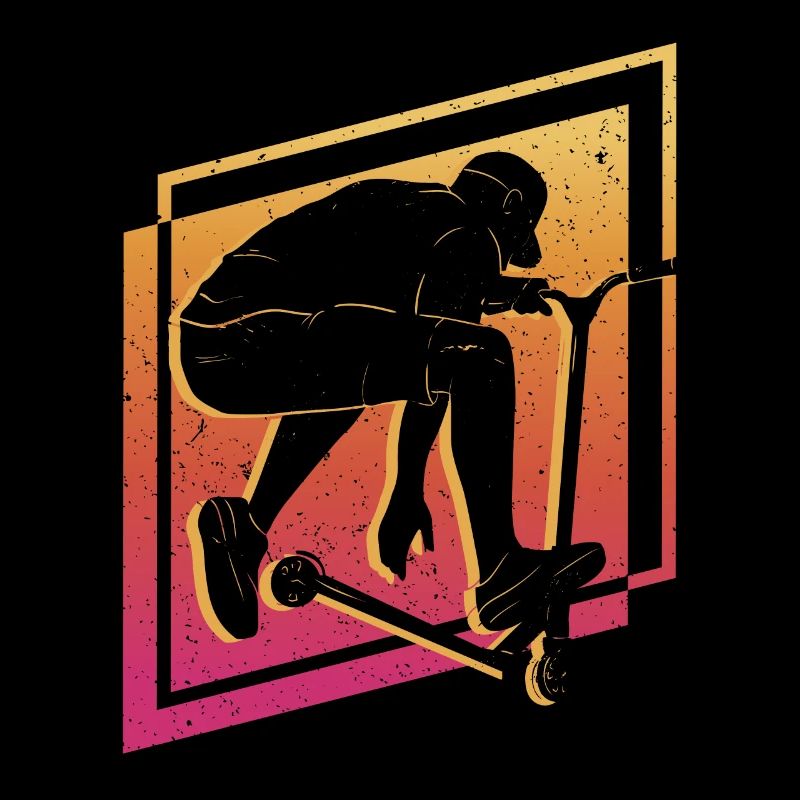 Scooter Stunt Roller Stuntroller Tricks Tretroller