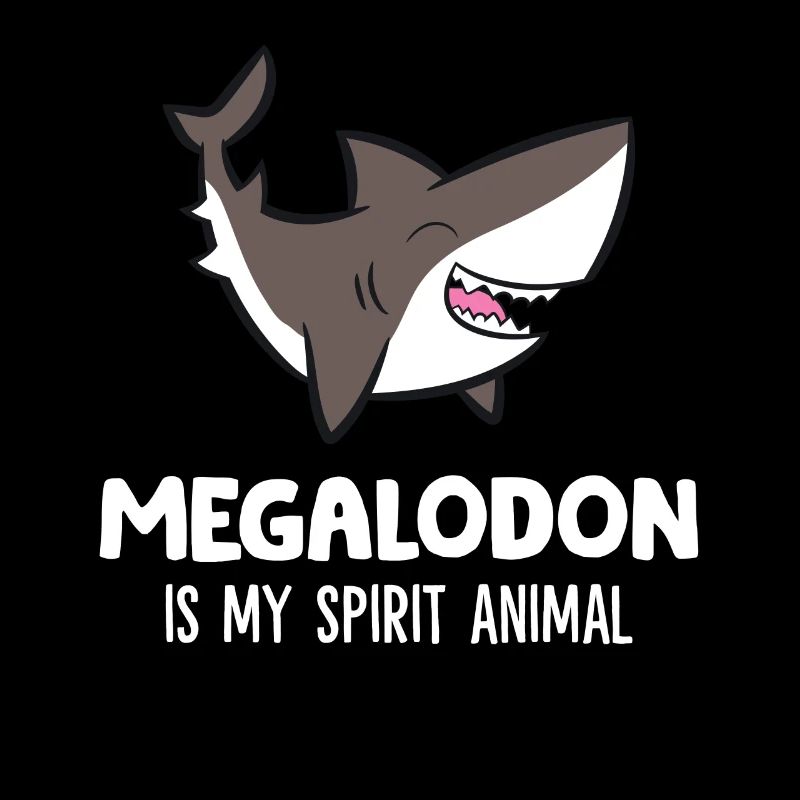 Megalodon est mon âme animale Cuter