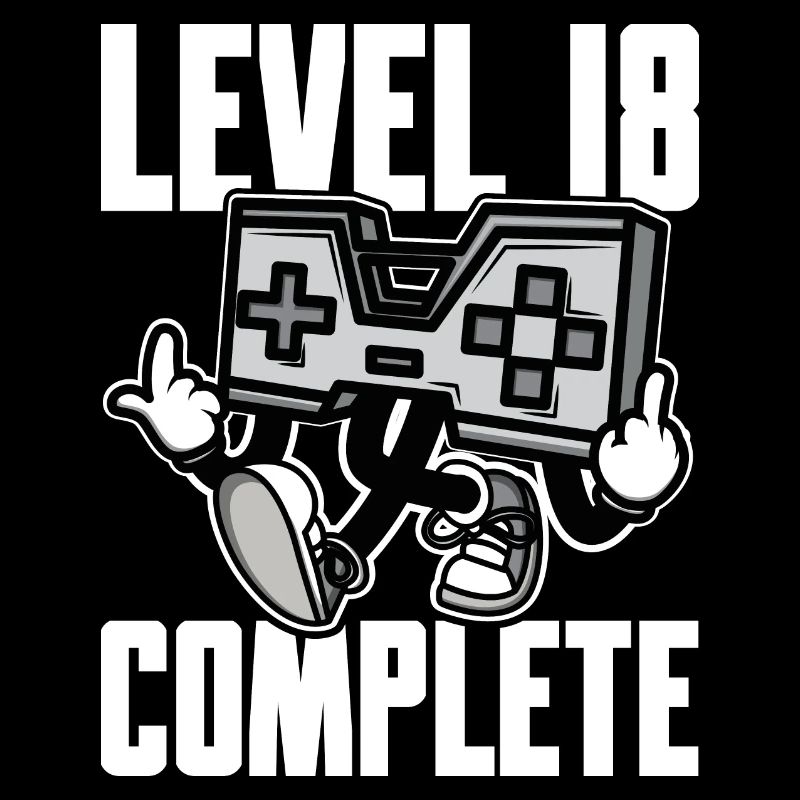 Level 18 Complete Geburtstagsgeschenk 18 Jahre