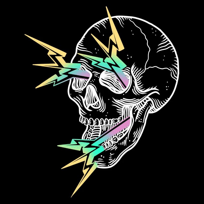 Skull Flash white