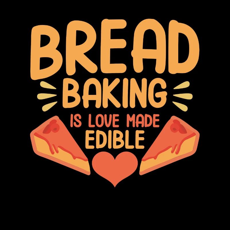 Brotbacken Geschenk Bäckerei Zitat Bäcker