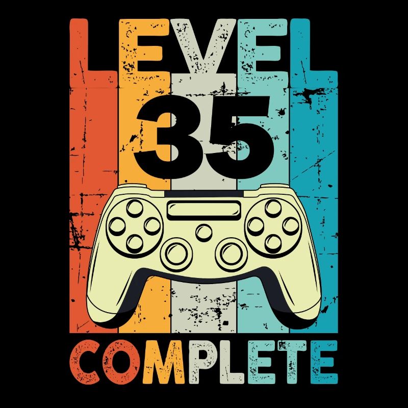 Level 35 Complete Gaming Birthday