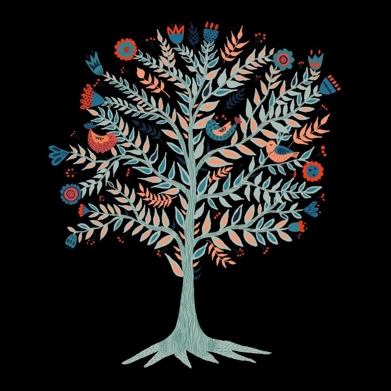 Baum. Baum des Lebens. Yggdrasil