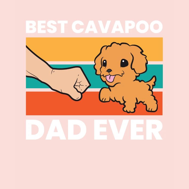Cavapoo Dog Papa Cavoodle Meilleur Cavapoo Papa
