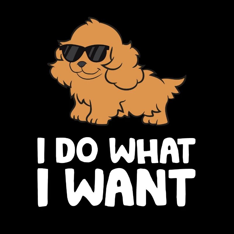 Cocker Spaniel Dog Je fais ce que je veux
