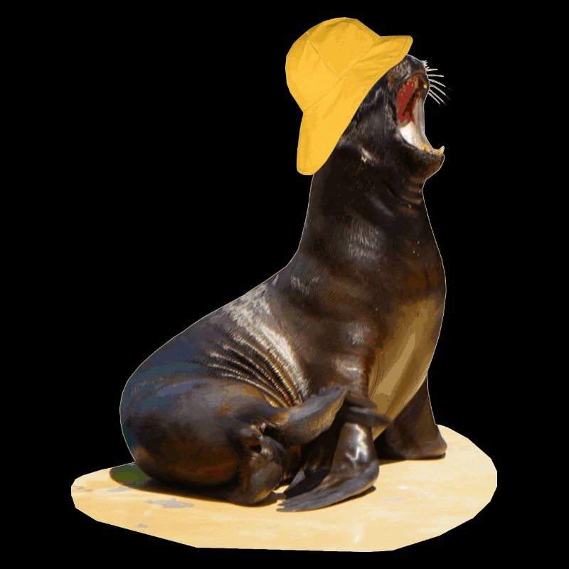 Lion de mer avec couvre-chef sud-ouest